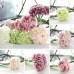 5pcs Artificial Silk Peony Flowers Floral Wedding Bouquet Bridal Hydrangea Bunch   122439059777